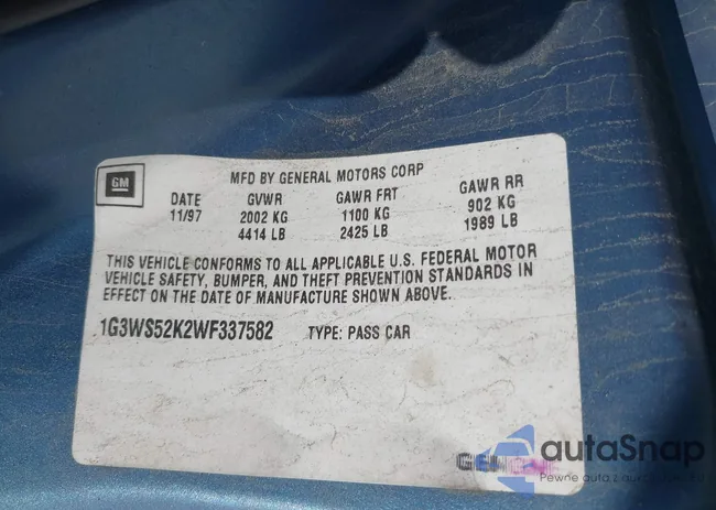 1G3WS52K2WF337582: 42656896