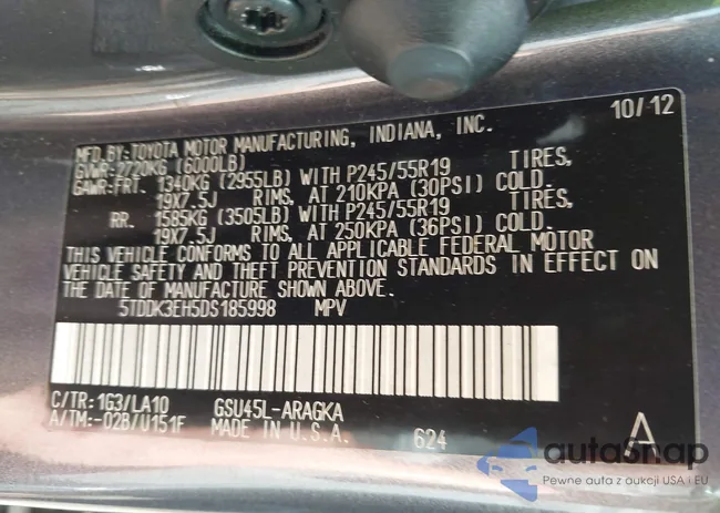 5TDDK3EH5DS185998: 42657331