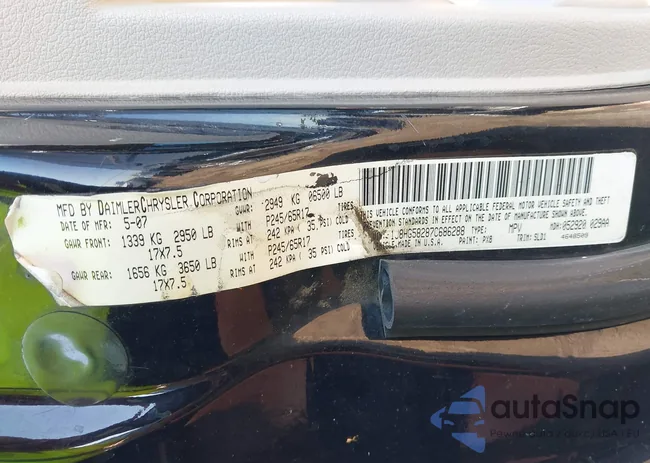 1J8HG58287C686288: 42657488