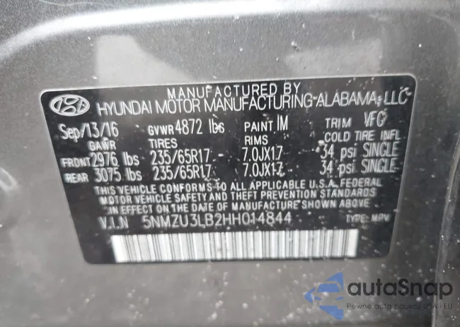 5NMZU3LB2HH014844: 42657624