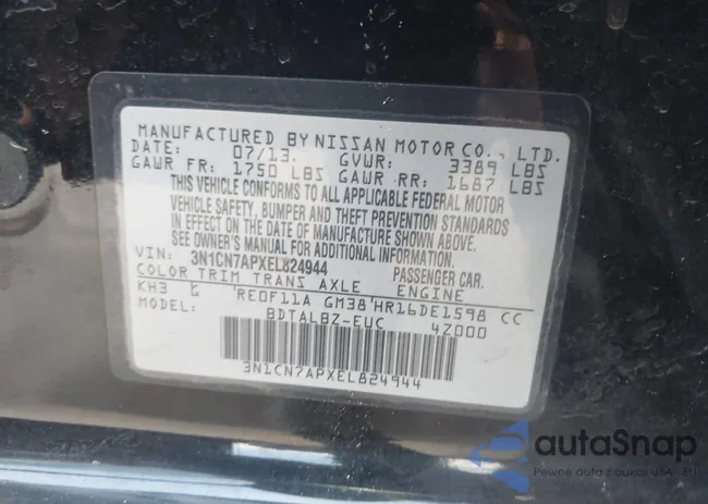 3N1CN7APXEL824944: 42657713