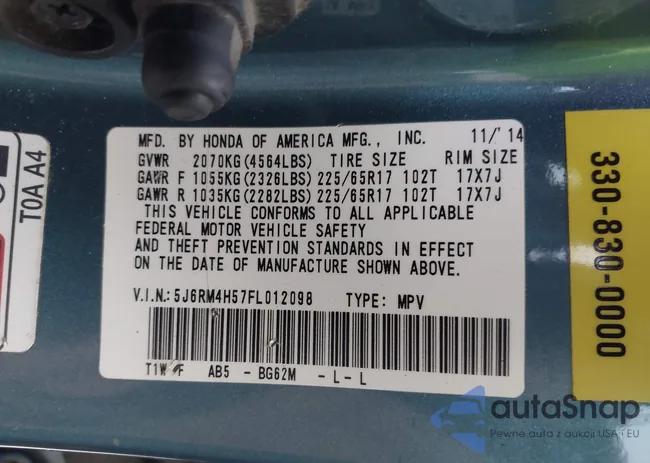 5J6RM4H57FL012098: 42657752