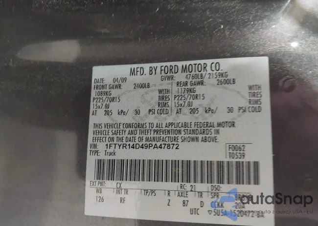 1FTYR14D49PA47872: 42657858