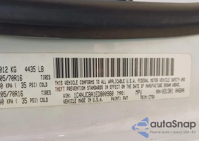 1C4NJCBA1ED800980: 42656929