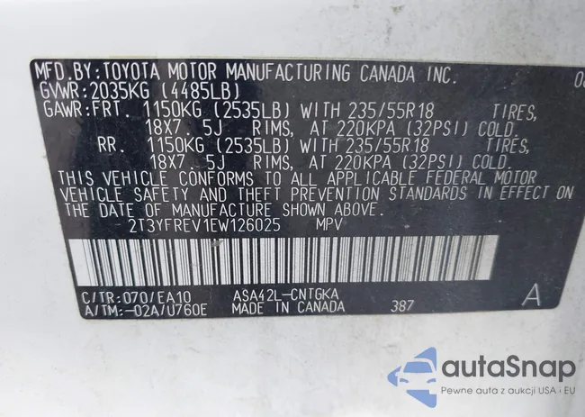 2T3YFREV1EW126025: 42656938