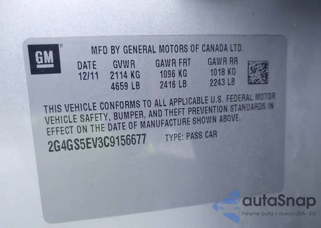 2G4GS5EV3C9156677: 42656977