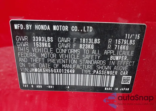 JHMGK5H55GX012649: 42657017