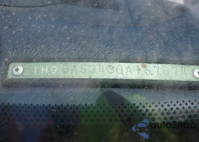 1HGBA5343GA157674: 42657126