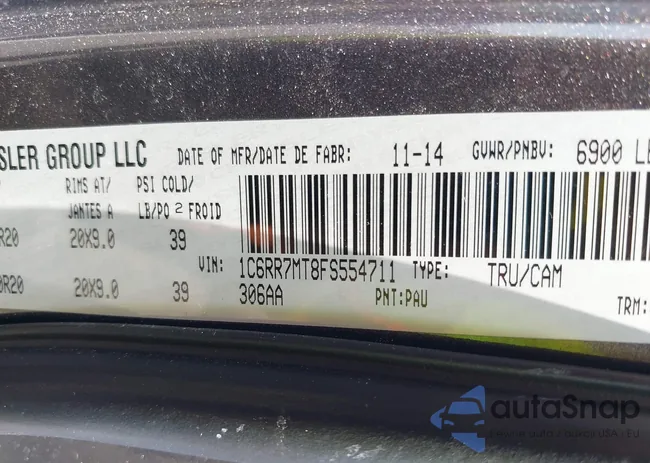 1C6RR7MT8FS554711: 42657156