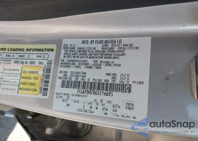 1FA6P0H70G5116695: 42657170