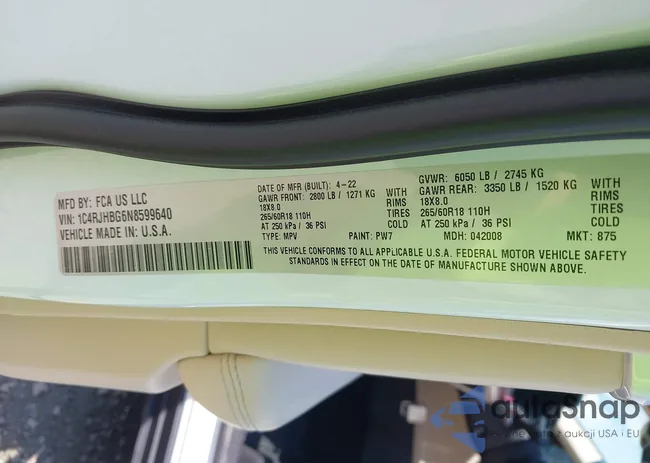 1C4RJHBG6N8599640: 42657194