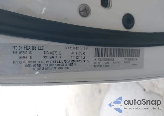 2C3CDZBG5FH904919: 42657255