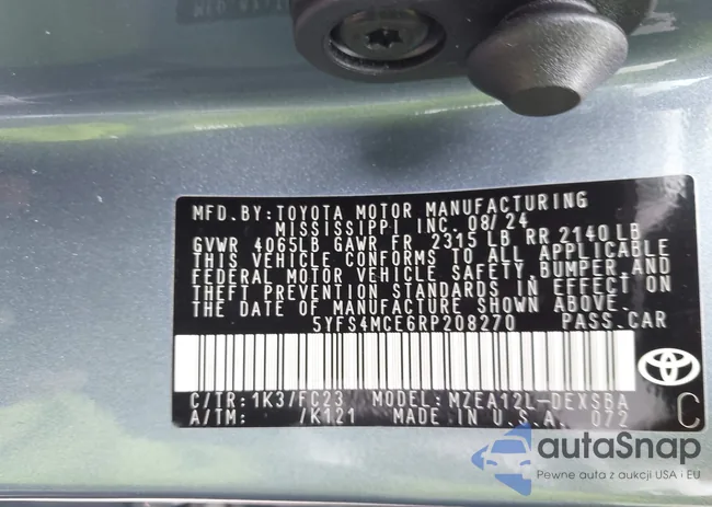 5YFS4MCE6RP208270: 42658333