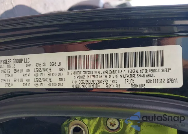 3C6UD5DL9CG304572: 42658453