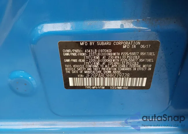 JF2GPABC9HH279728: 42658495