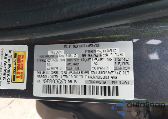 JM3KE4BY3G0662774: 42658672