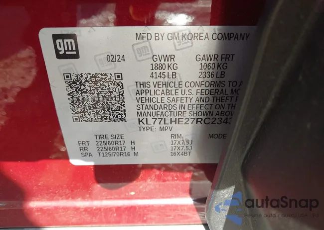 KL77LHE27RC234370: 42658847