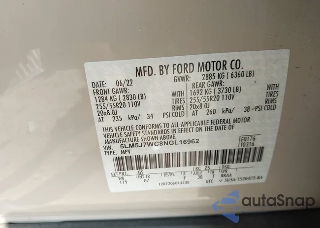 5LM5J7WC8NGL16962: 42658865