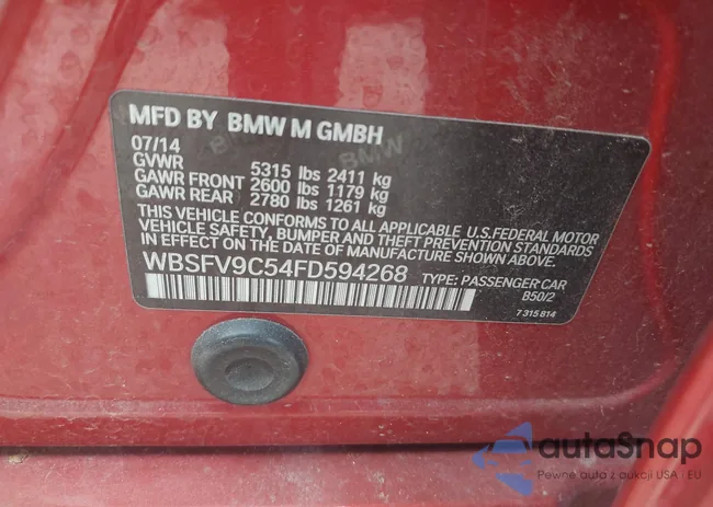 WBSFV9C54FD594268: 42658022