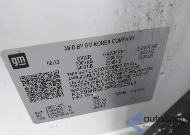 KL79MRSL9PB212513: 42658275