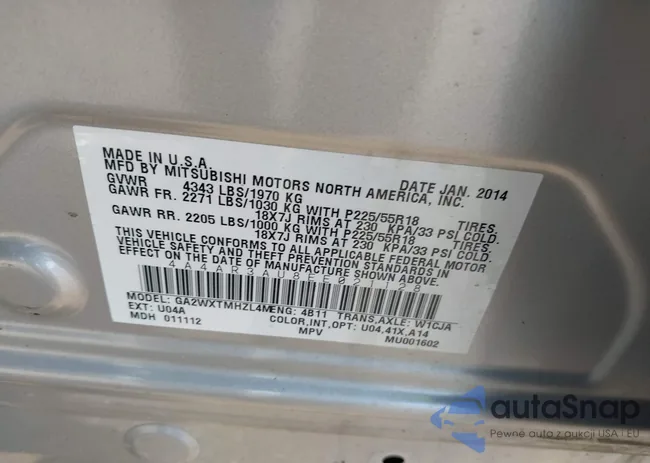 4A4AR3AU8EE021128: 42658310