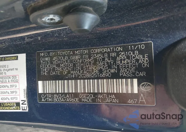 JTHFF2C28B2516890: 42659330