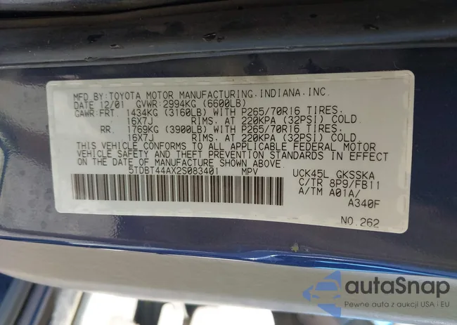 5TDBT44AX2S083401: 42659460