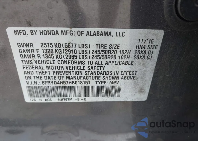 5FRYD4H57HB018151: 42659495