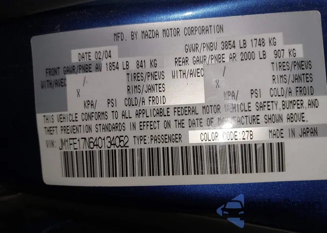 JM1FE17N640134052: 42659657