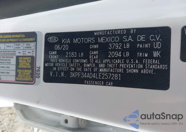 3KPF34AD4LE257281: 42659141