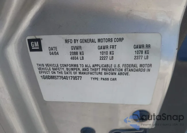 1G6DP577770111056: 42659163