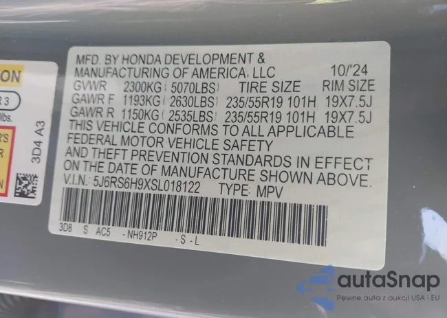 5J6RS6H9XSL018122: 42659169