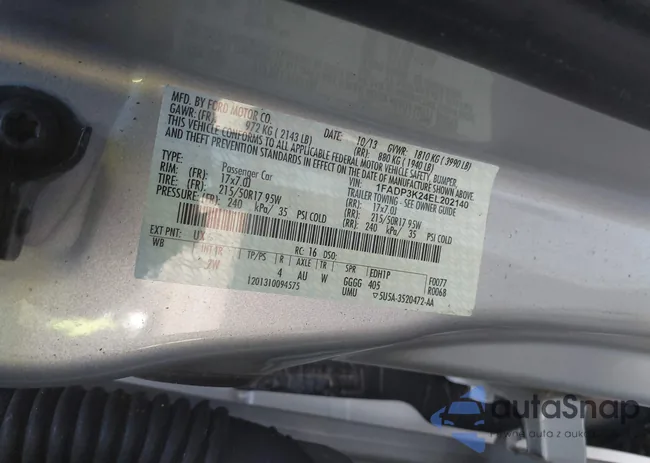 1FADP3K24EL202140: 42659204