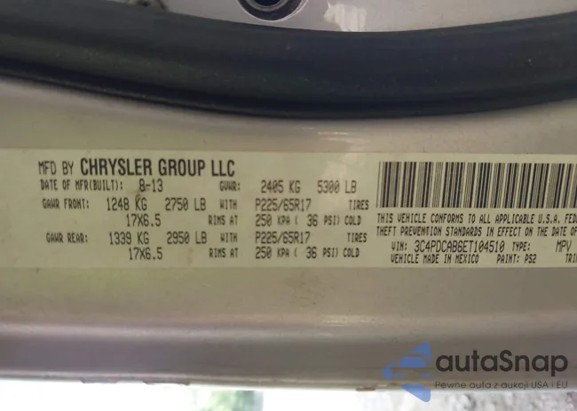 3C4PDCAB6ET104510: 42660534