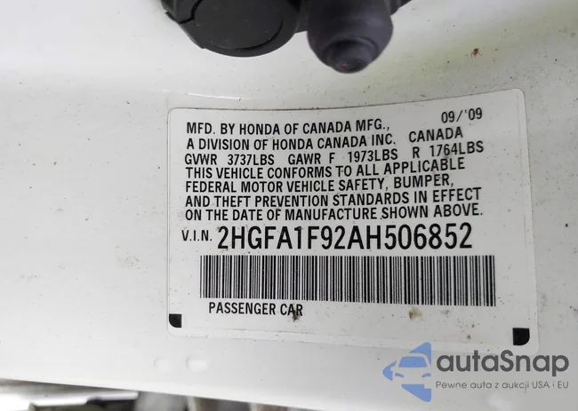 2HGFA1F92AH506852: 42660680