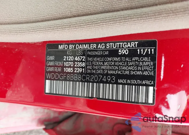 WDDGF8BB8CR207493: 42660200