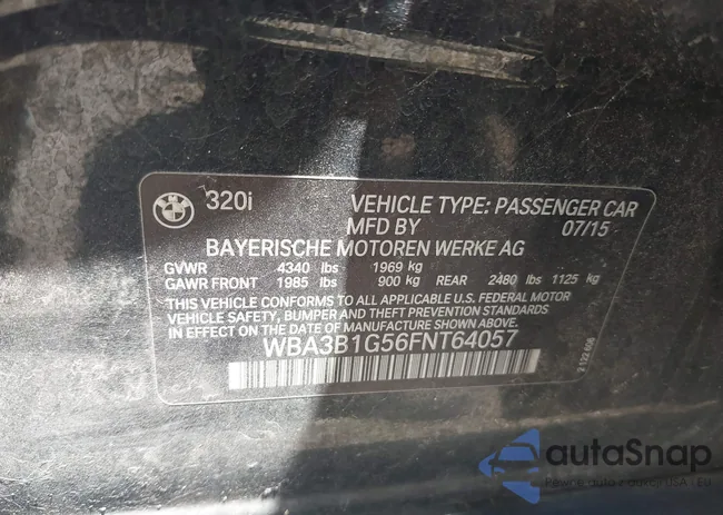 WBA3B1G56FNT64057: 42660225