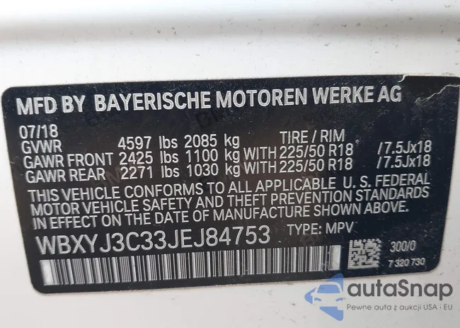 WBXYJ3C33JEJ84753: 42660237