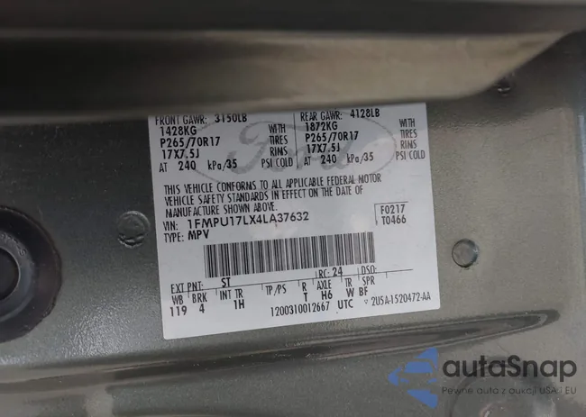 1FMPU17LX4LA37632: 42660290