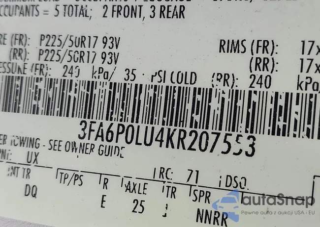 3FA6P0LU4KR207553: 42660940