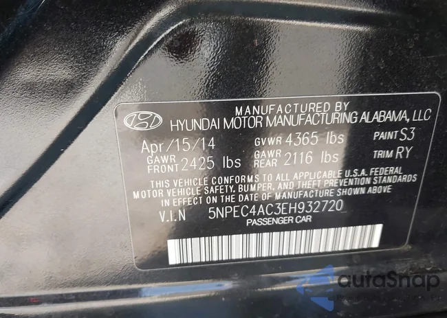 5NPEC4AC3EH932720: 42660998