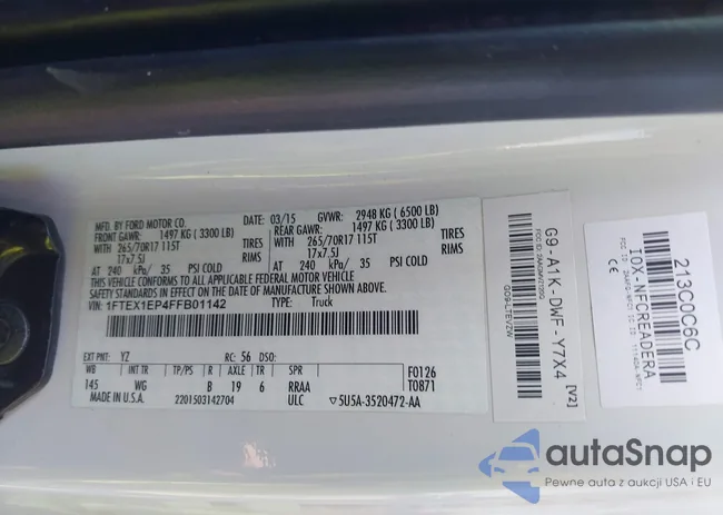 1FTEX1EP4FFB01142: 42661019