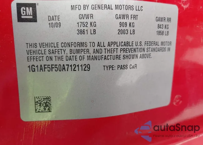 1G1AF5F50A7121129: 42661161