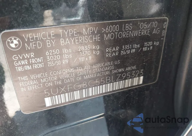 5UXFG8C55BLZ95323: 42662392