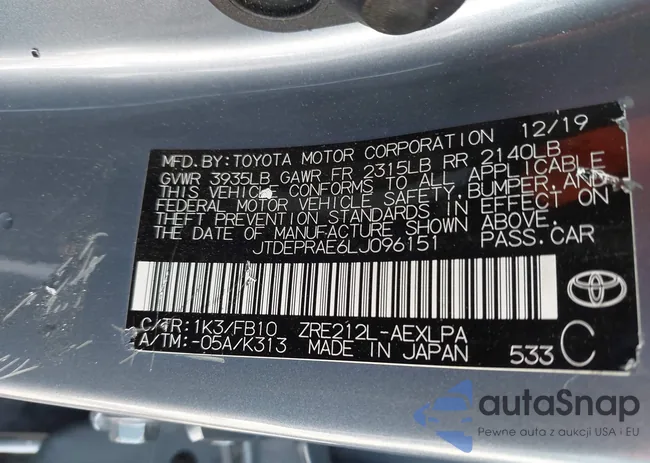 JTDEPRAE6LJ096151: 42662752