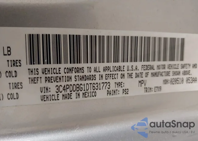 3C4PDDBG1DT631773: 42662156