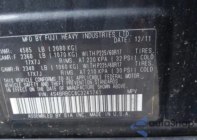 4S4BRHEC8C3241741: 42662260