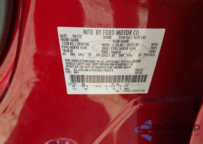 2LMDJ8JK9DBL16031: 42663331