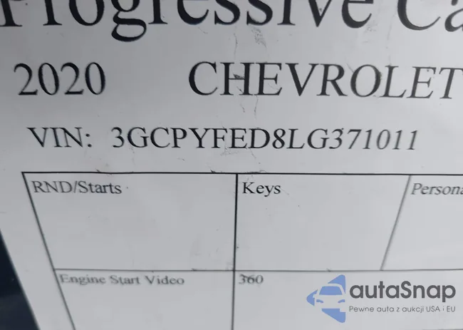 3GCPYFED8LG371011: 42663339