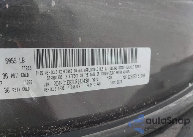 2C4RC1EG3LR142430: 42663341